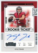 Kyle Trask Autographed 2021 Panini Contenders Rookie Ticket Card #121