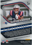 TreVeyon Henderson 2025 Panini Prizm Autographed Silver Prizm RC #343