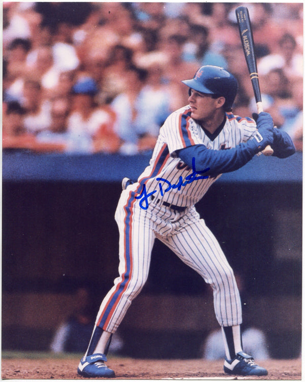 Lenny Dykstra Autographed 8x10 Baseball Photo