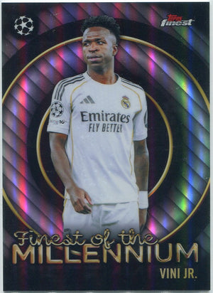 Vinicius Jr. 2025 - 2026 Topps Finest Finest Of The Millennium Card #FM-3