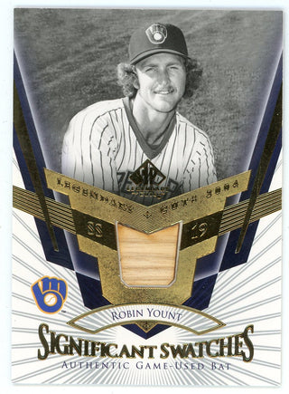 Robin Yount 2004 Upper Deck Significant Swatches Bat Relic #SS-RY