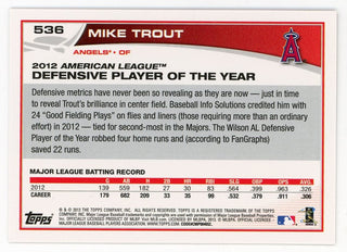 Mike Trout 2013 Topps Player of the Year #536 Card