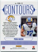 Puka Nacua 2023 Panini Phoenix Contours Silver Holo Parallel RC #CON-13