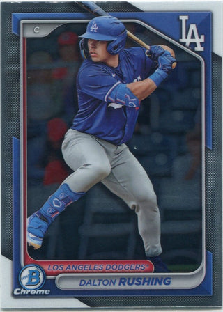 Dalton Rushing 2024 Bowman Draft Chrome RC BDC-46