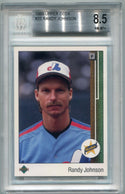 Randy Johnson 1989 Upper Deck RC #25 BGS Graded 8.5