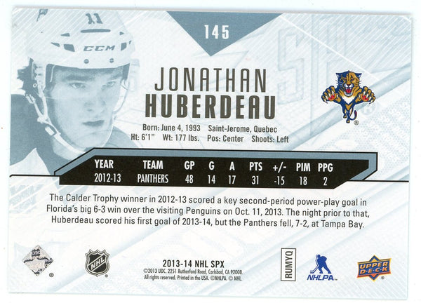 Jonathan Huberdeau 2013-14 Upper Deck SPX #145