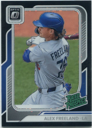 Alex Freeland 2026 Panini Donruss Optic Rated Prospect Black Circles Prizm RC #169