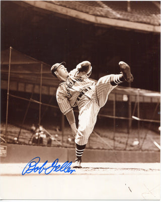 Bob Feller Autographed 8x10 Baseball Photo