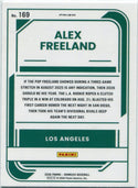 Alex Freeland 2026 Panini Donruss Optic Rated Prospect Black Circles Prizm RC #169