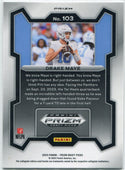 Drake Maye 2024 Panini Prizm Draft Picks Red Cracked Ice Prizm RC #103
