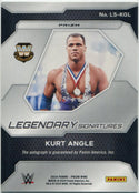 Kurt Angle 2024 Panini Prizm WWE Legendary Signatures Autographed Green Prizm Card #LS-KGL