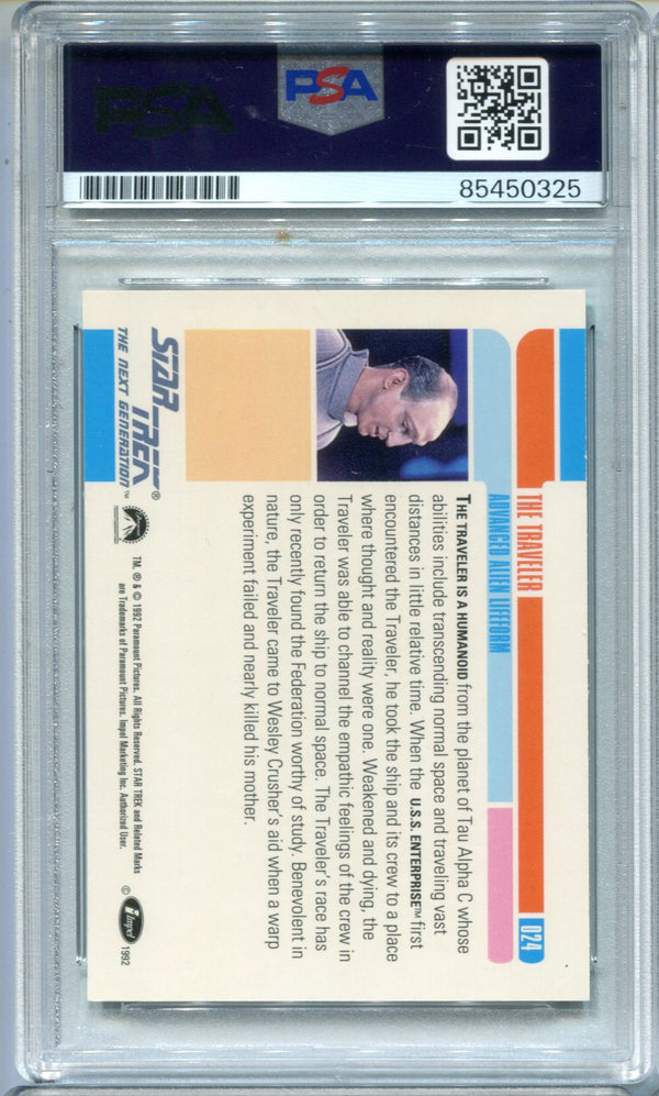 Eric Menyuk 1992 Star Trek The Next Generation #24 PSA Authentic Auto Card