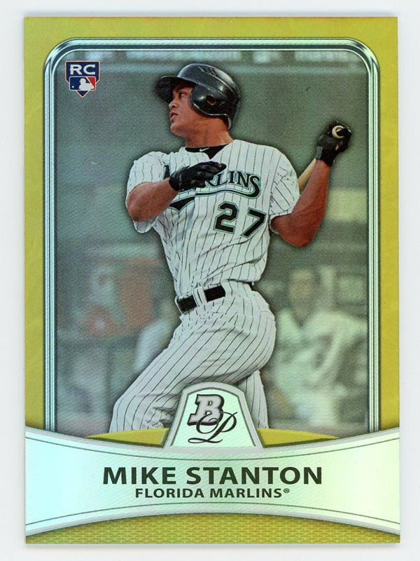 Mike Stanton 2010 Topps Gold BL #86 Card 523/539