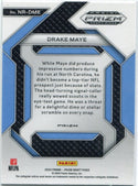 Drake Maye 2024 Panini Prizm Draft Picks New Recruits Red Cracked Ice Prizm RC #NR-DME
