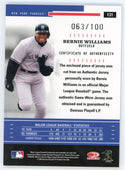 Bernie Williams 2004 Donruss Throwback Threads Patch Relic #131