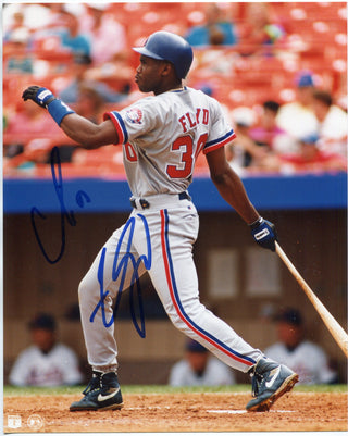 Cliff Floyd Autographed 8x10 Baseball Photo