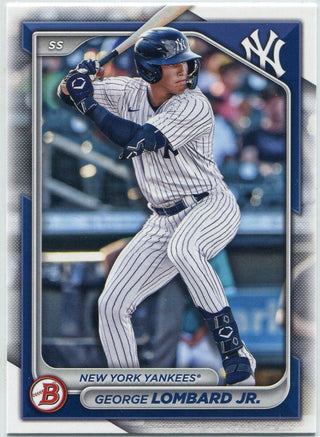 George Lombard Jr. 2024 Bowman Draft RC #BD-118