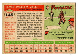 Elmer Valo 1955 Topps #145 Card