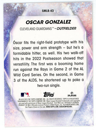 Oscar Gonzalez 2023 Topps Stars of MLB #SMLB-43