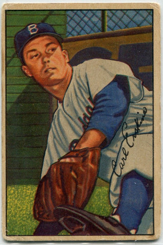 Carl Erskine 1952 Bowman Card #70