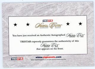 Howard Johnson 2008 Autograph Tristar Signa Cuts