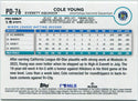 Cole Young 2024 Topps Pro Debut RC #PD-76