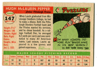 Laurin Pepper 1955 Topps #147 Card