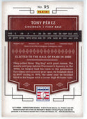 Tony Perez 2015 Panini Cooperstown Card #95