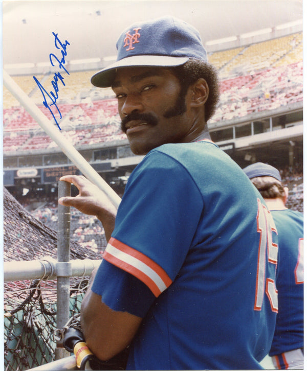 George Foster Autographed 8x10 Baseball Photo