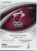 Dwyane Wade 2024 - 2025 Panini Immaculate Collection Illustrious Ink Autographed Card #II-WAD 6/15