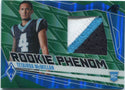 Tetairoa McMillan 2025 Panini Phoenix Rookie Phenom 3 Color Patch Green Parallel RC #PJY-TMN 40/99