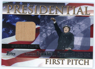 Franklin D. Roosevelt 2004 Topps Presidential First Pitch Stadium Seat Relic #FPR-FR