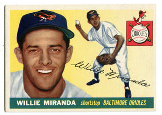 Willie Miranda 1955 Topps #154 Card