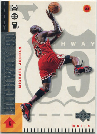 Michael Jordan 1998 - 1999 Upper Deck Highway 99 Card #290