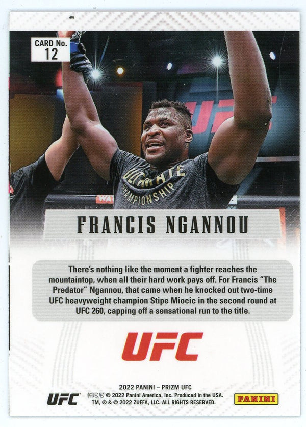Francis Ngannou 2022 Panini Prizm #12