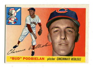 Bud Podbielan 1955 Topps #153 Card