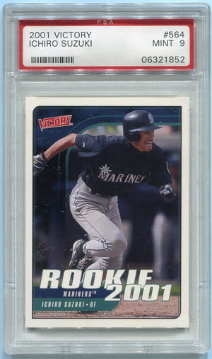 Ichiro Suzuki 2001 Upper Deck Victory RC #564 PSA Graded 9