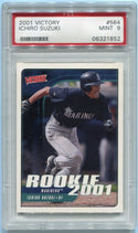 Ichiro Suzuki 2001 Upper Deck Victory RC #564 PSA Graded 9