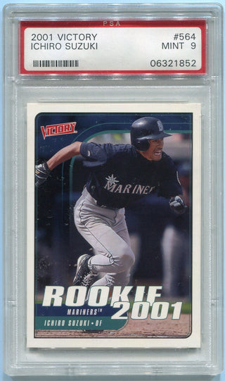 Ichiro Suzuki 2001 Upper Deck Victory RC #564 PSA Graded 9