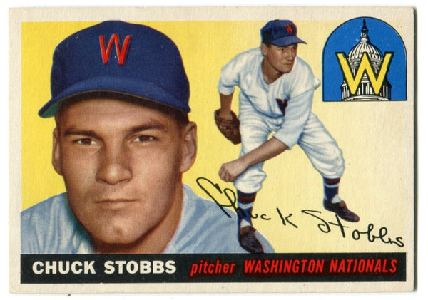 Chuck Stobbs 1955 Topps #41 Card