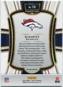 RJ Harvey 2025 Panini Select Premier Level Silver Prizm RC #110