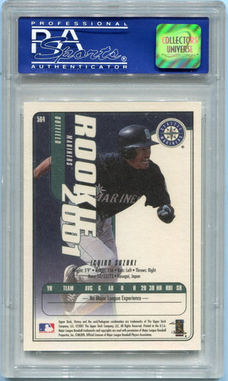 Ichiro Suzuki 2001 Upper Deck Victory RC #564 PSA Graded 9