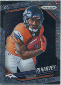 RJ Harvey 2025 Panini Prizm Variation Disco Prizm RC #410