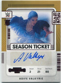 Aoife Valkyrie 2022 Panini Chronicles Contenders WWE Autographed Red Parallel Card #RS-AVK