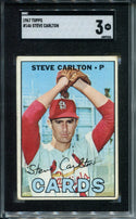 Steve Carlton 1967 Topps #146 SGC 3