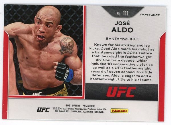 Jose Aldo 2021 Panini Prizm #111