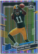 Jayden Reed 2023 Panini Donruss Optic Rated Rookie HOLO Prizm RC #239