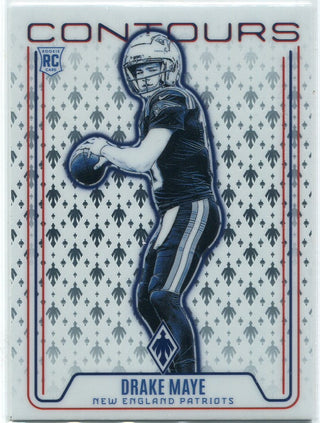 Drake Maye 2024 Panini Phoenix Contours RC #CON-DME