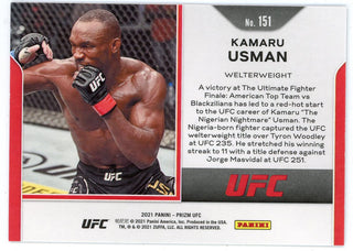Kamaru Usman 2021 Panini Prizm #151