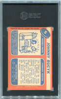 Johnny Bucyk 1968 - 1969 Topps Card #5 SGC Graded 5
